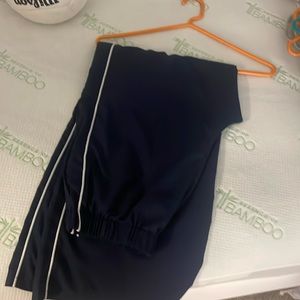 Blue One stripe Cargos